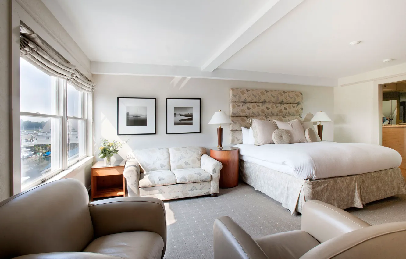 Photo wallpaper design, style, Villa, home, interior, bedroom, living room