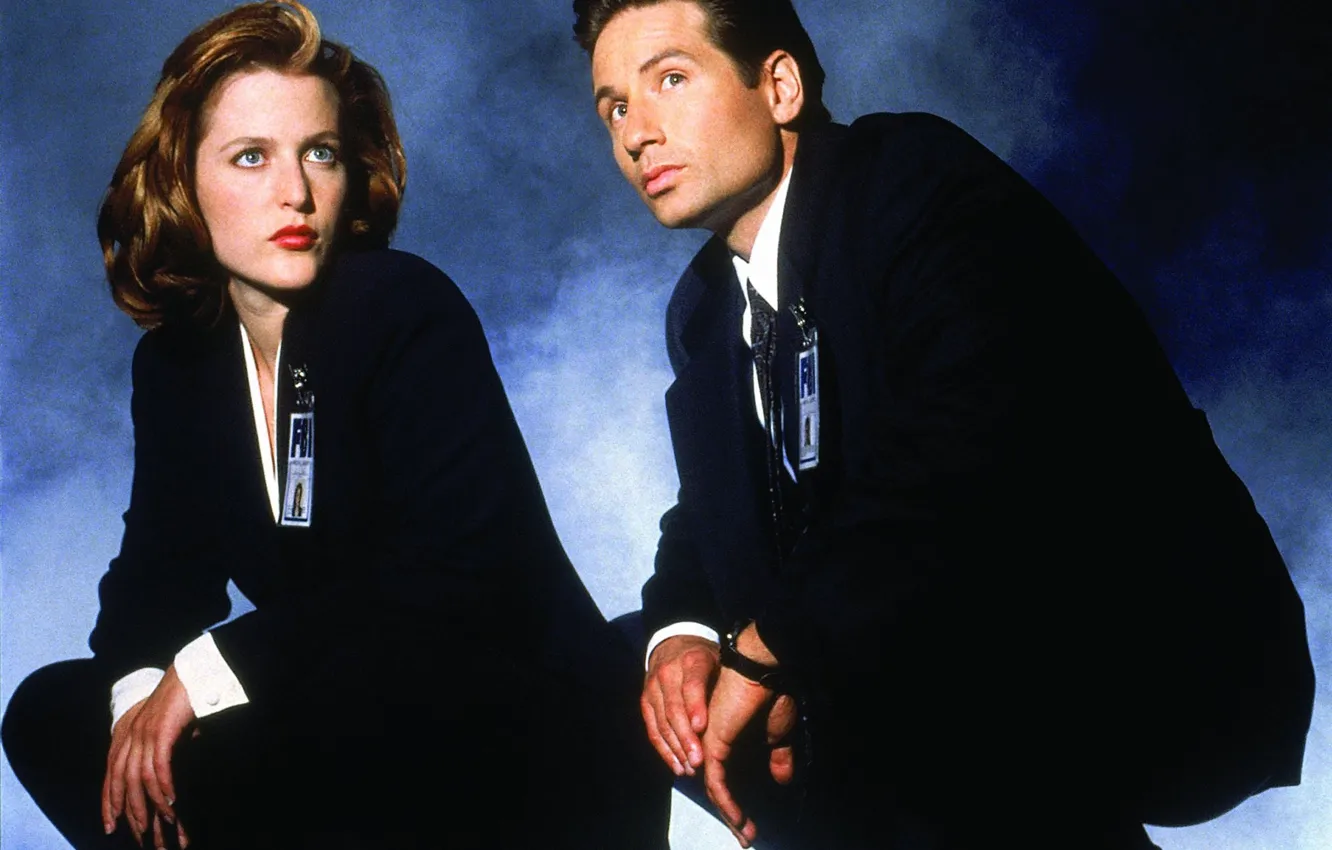 Photo wallpaper the series, The X-Files, Classified material, Daviddukhovny, Foxmalder, Gillian Anderson, DanaScalli