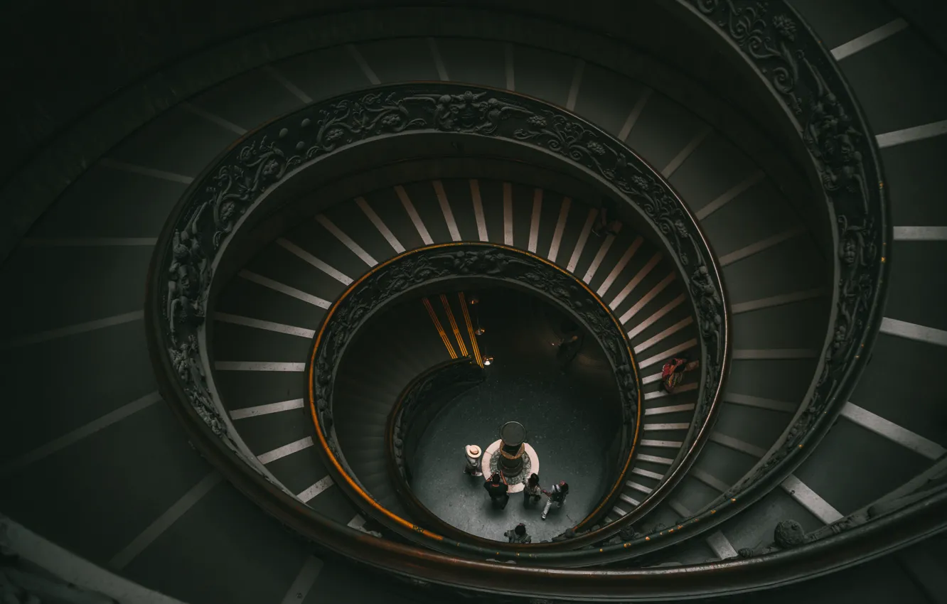 Photo wallpaper stairs, luxurious, railing, Xavier Photography