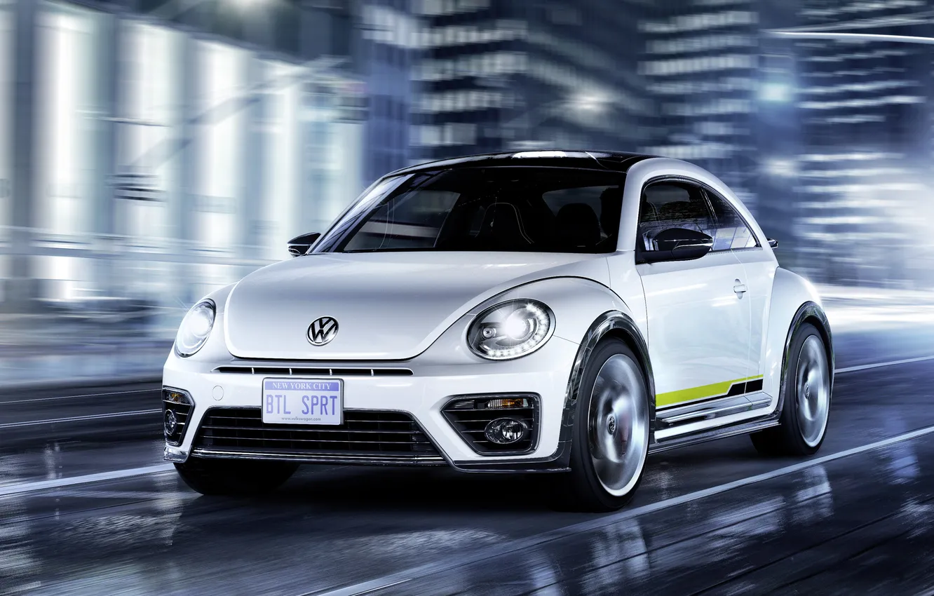 Photo wallpaper Concept, beetle, Volkswagen, Volkswagen, Beetle, R-Line, 2015
