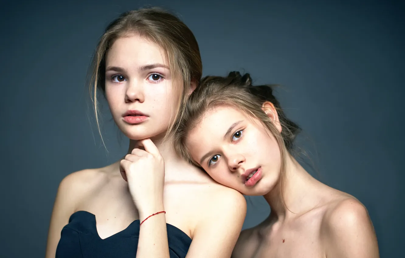 Photo wallpaper portrait, the beauty, Alexander Vinogradov, two girls