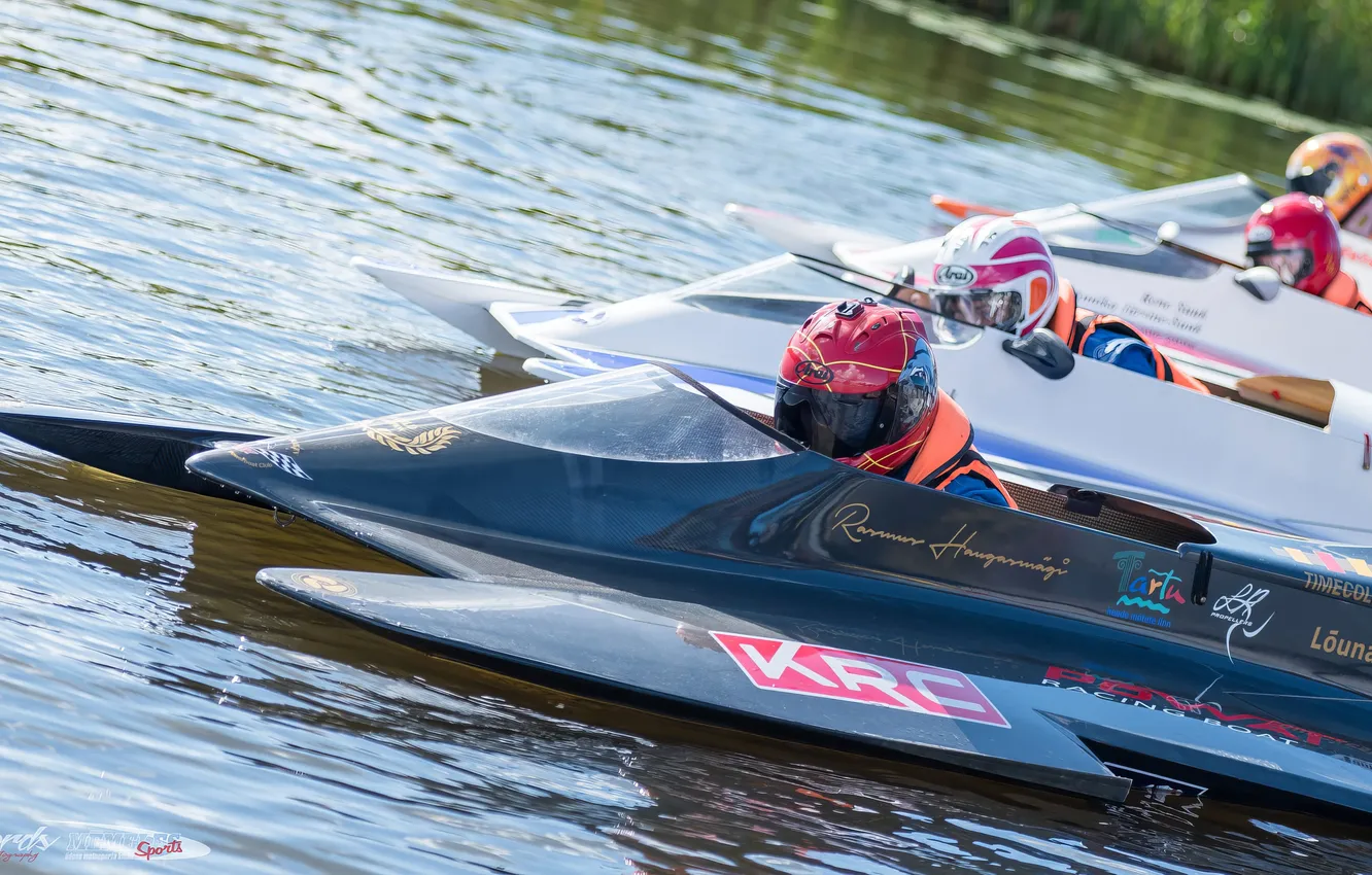 Photo wallpaper race, boat, speed