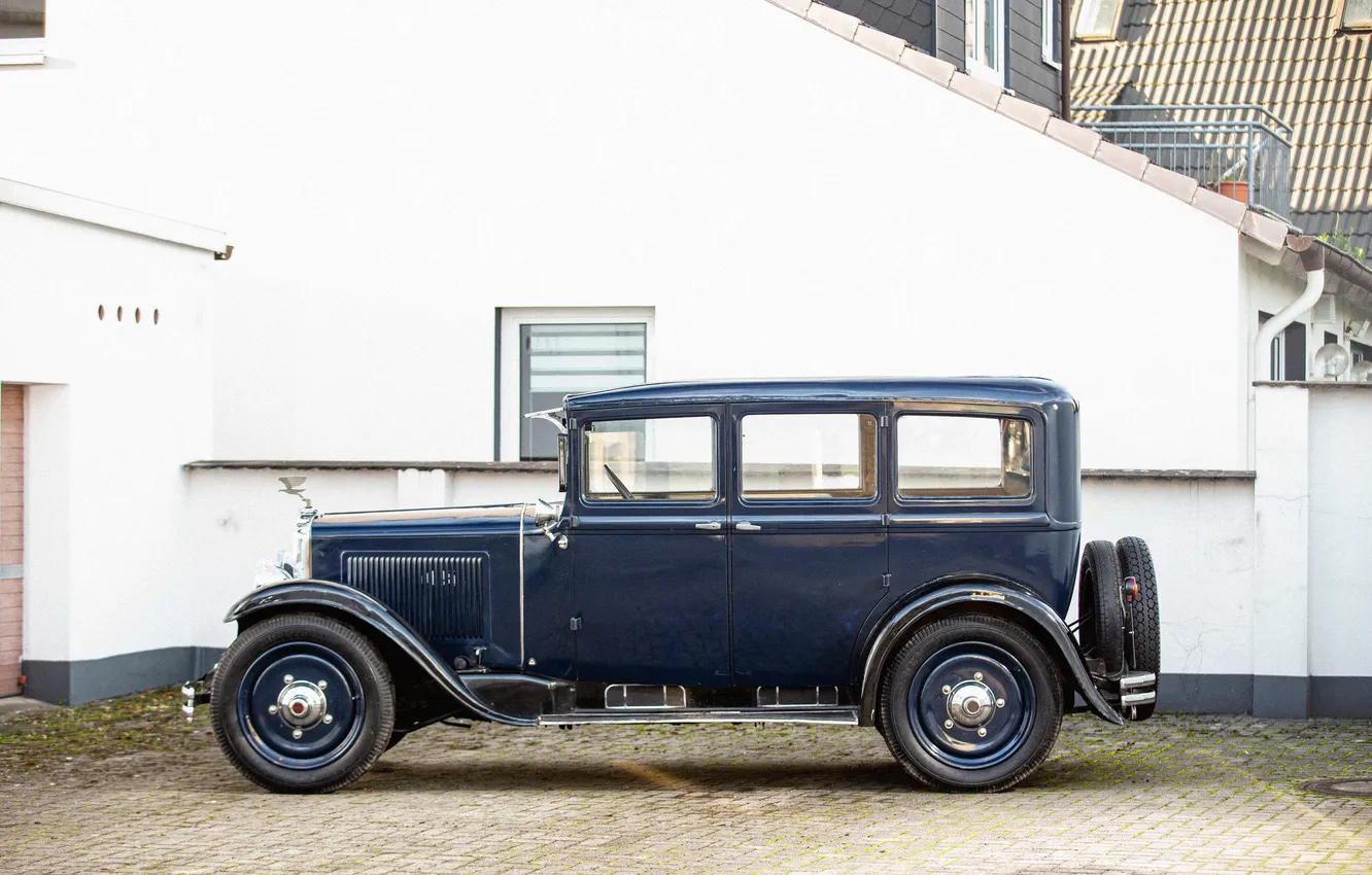 Photo wallpaper side view, retro cars, Limousine, Adler, Retro Cars, 1931–34, Adler Standard 6, Standard 6
