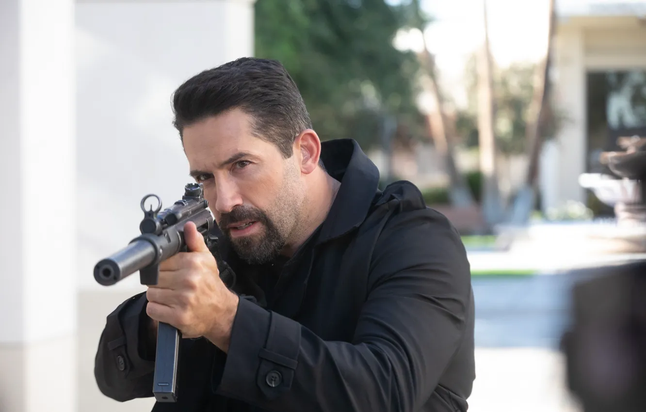 Photo wallpaper pose, weapons, Section 8, Scott Edkins, Scott Adkins, The eighth department, Leonard Locke