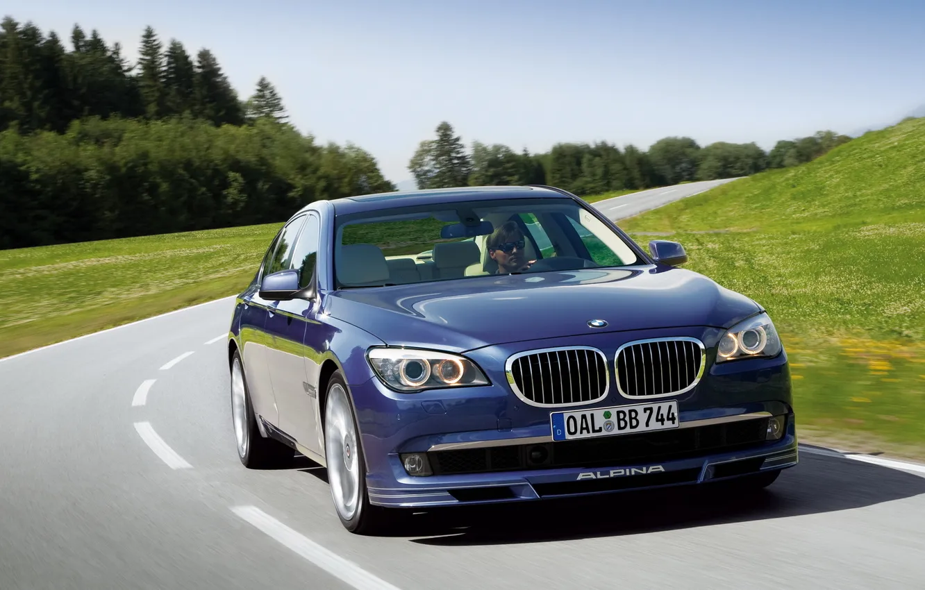 Photo wallpaper road, machine, tuning, BMW, speed, BMW, tuning, rides