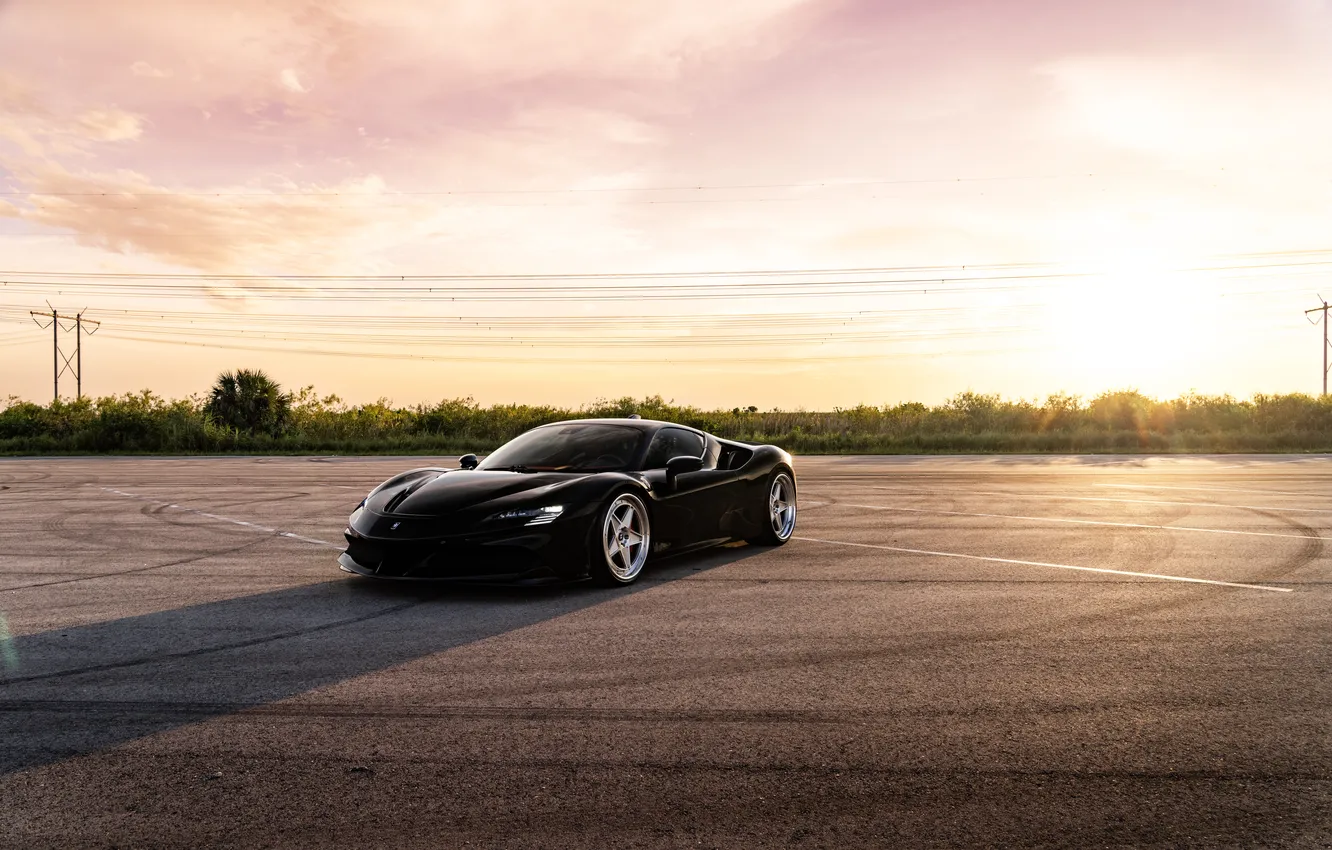 Photo wallpaper Ferrari, SF90