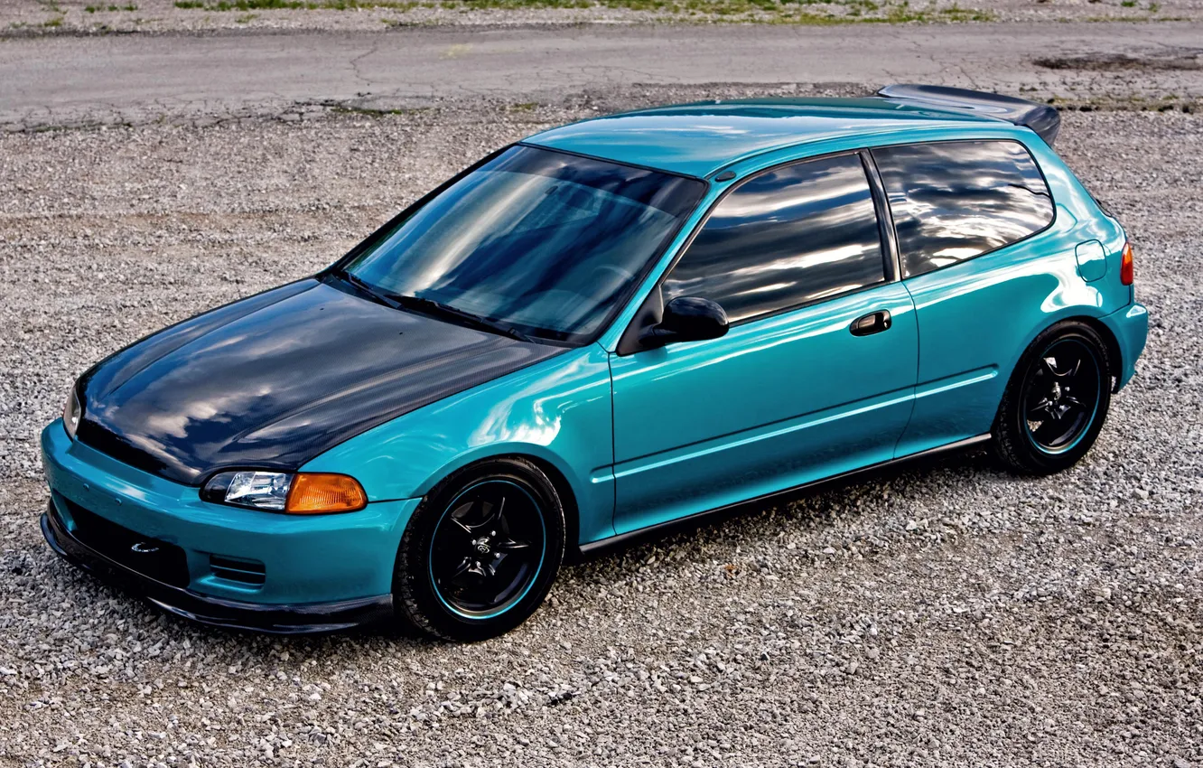 Photo wallpaper Honda, tuning, Civic, JDM, eg6