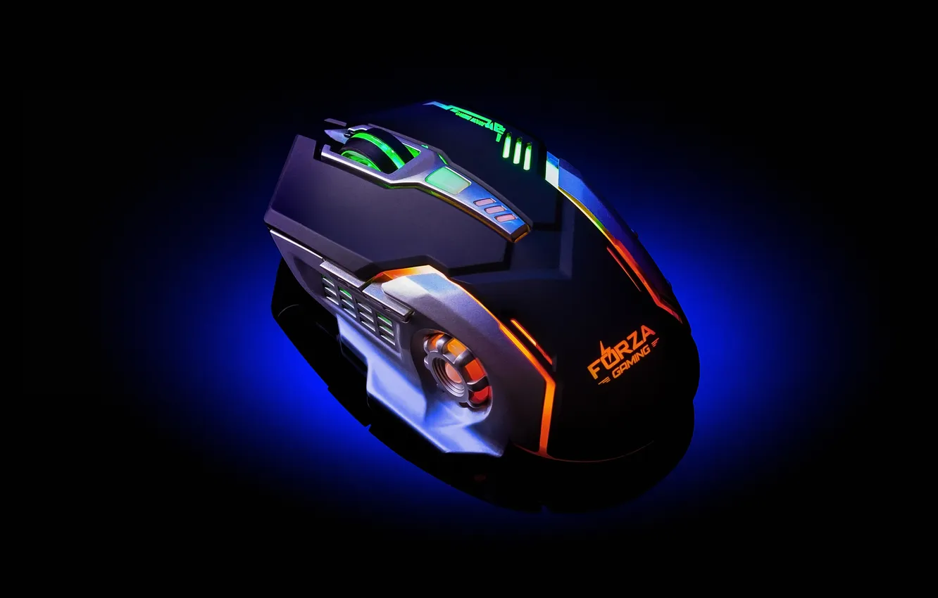 Photo wallpaper lights, colors, beautiful, mouse, majesty, computing, novelty, ultra modern