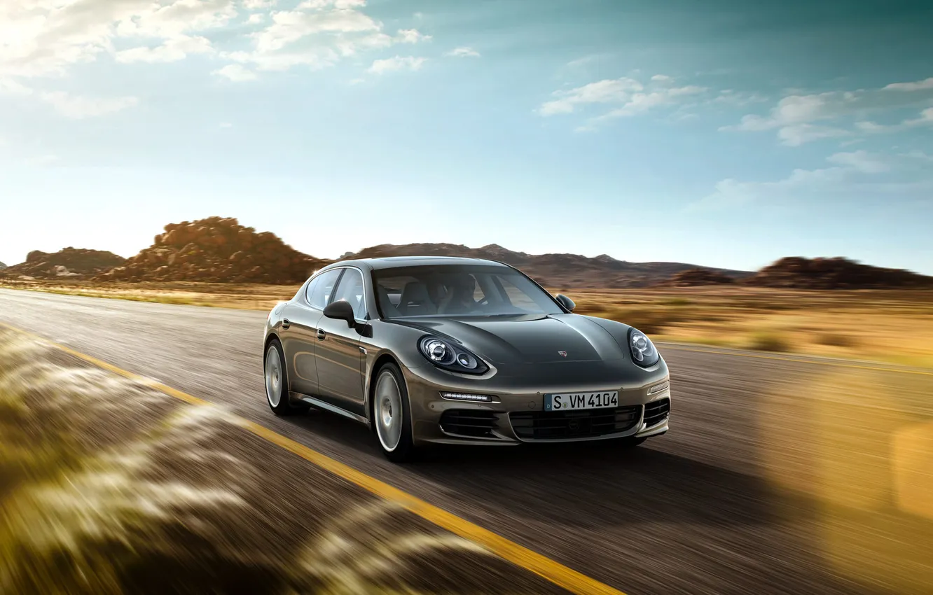Photo wallpaper Porsche, Panamera, 2012, Porsche, Panamera