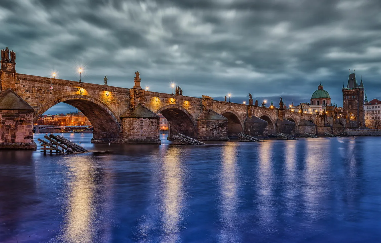 Photo wallpaper Prague, Czech Republic, Small Side, Hlavni mesto Praha