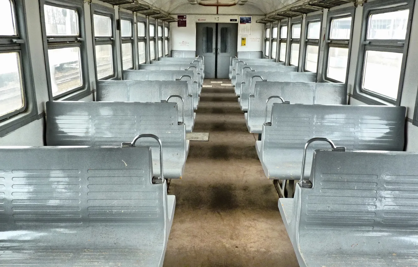 Photo wallpaper train, train, the train carriage