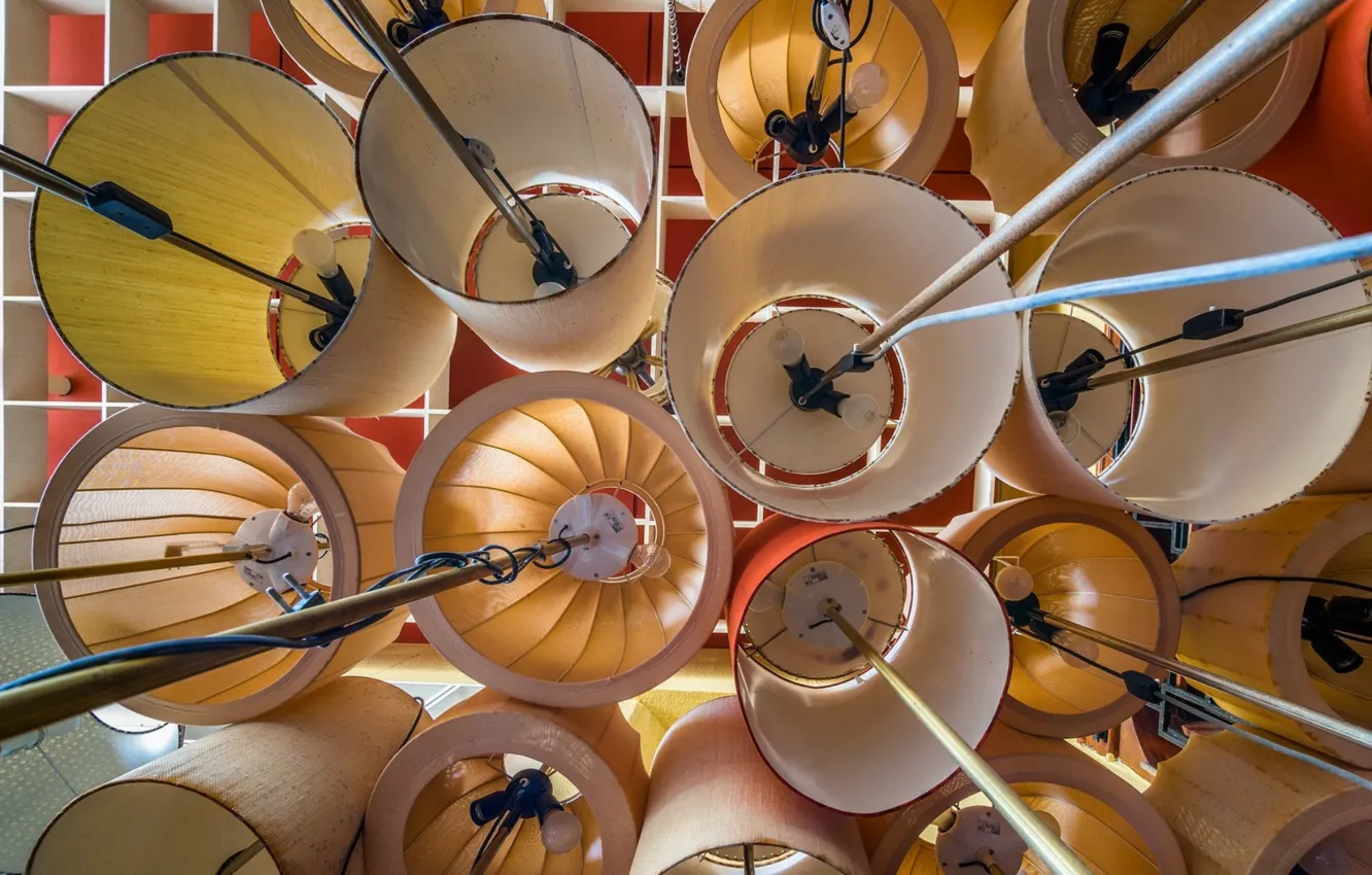 Photo wallpaper background, lamp, lamp