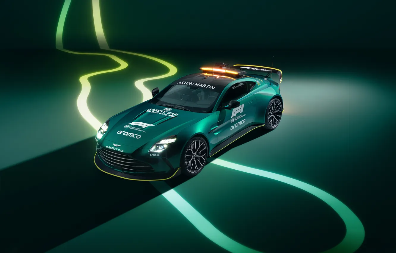 Photo wallpaper Aston Martin, Vantage, Safety Car, 2024, Aston Martin Vantage F1