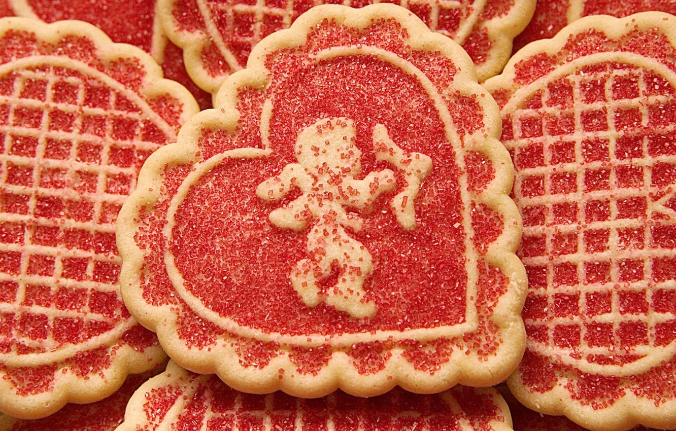 Photo wallpaper food, angel, cookies