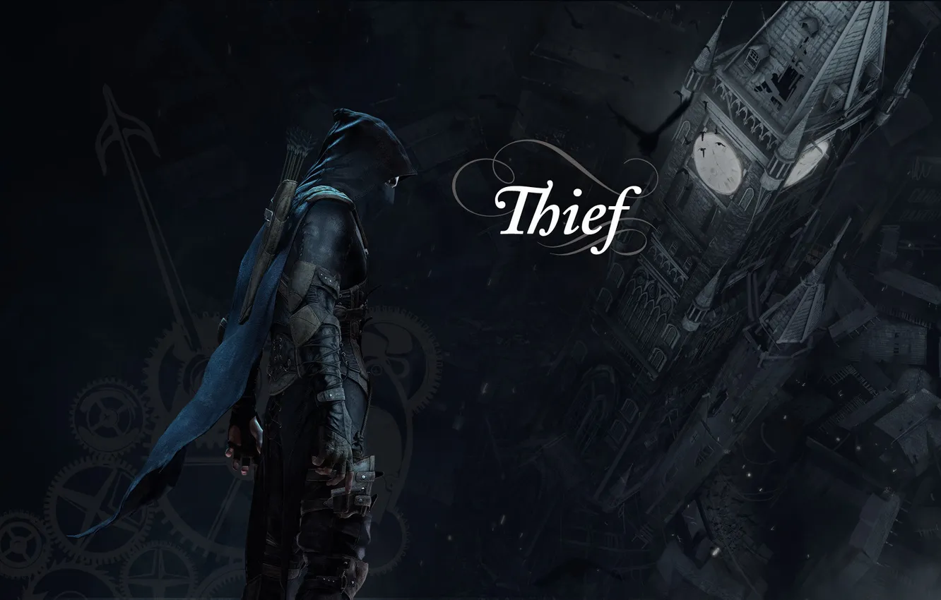 Photo wallpaper the game, tower, Stealth, Thief, Eidos Montreal