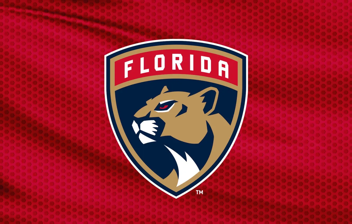 Photo wallpaper logo, NHL, NHL, hockey club, Florida Panthers, Florida Panthers