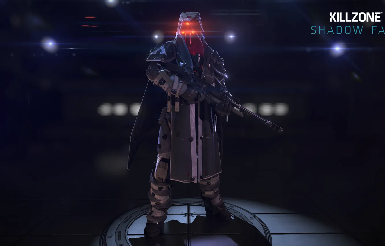 Photo wallpaper soldiers, hood, sniper rifle, Guerrilla Games, Killzone: Shadow Fall