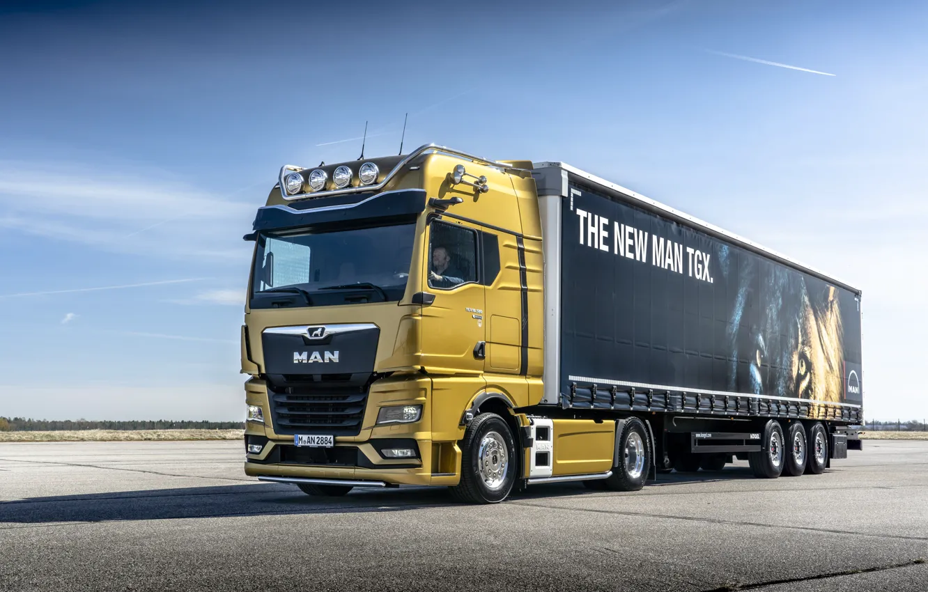 Photo wallpaper truck, 2021, MAN TGX 18.580