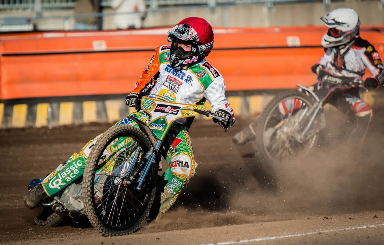 Photo wallpaper race, sport, motorcycle