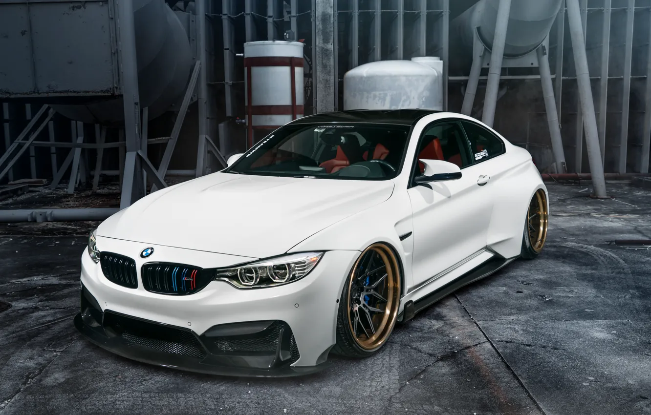 Photo wallpaper car, bmw, white, tuning, hq Wallpapers, William Stern, f82