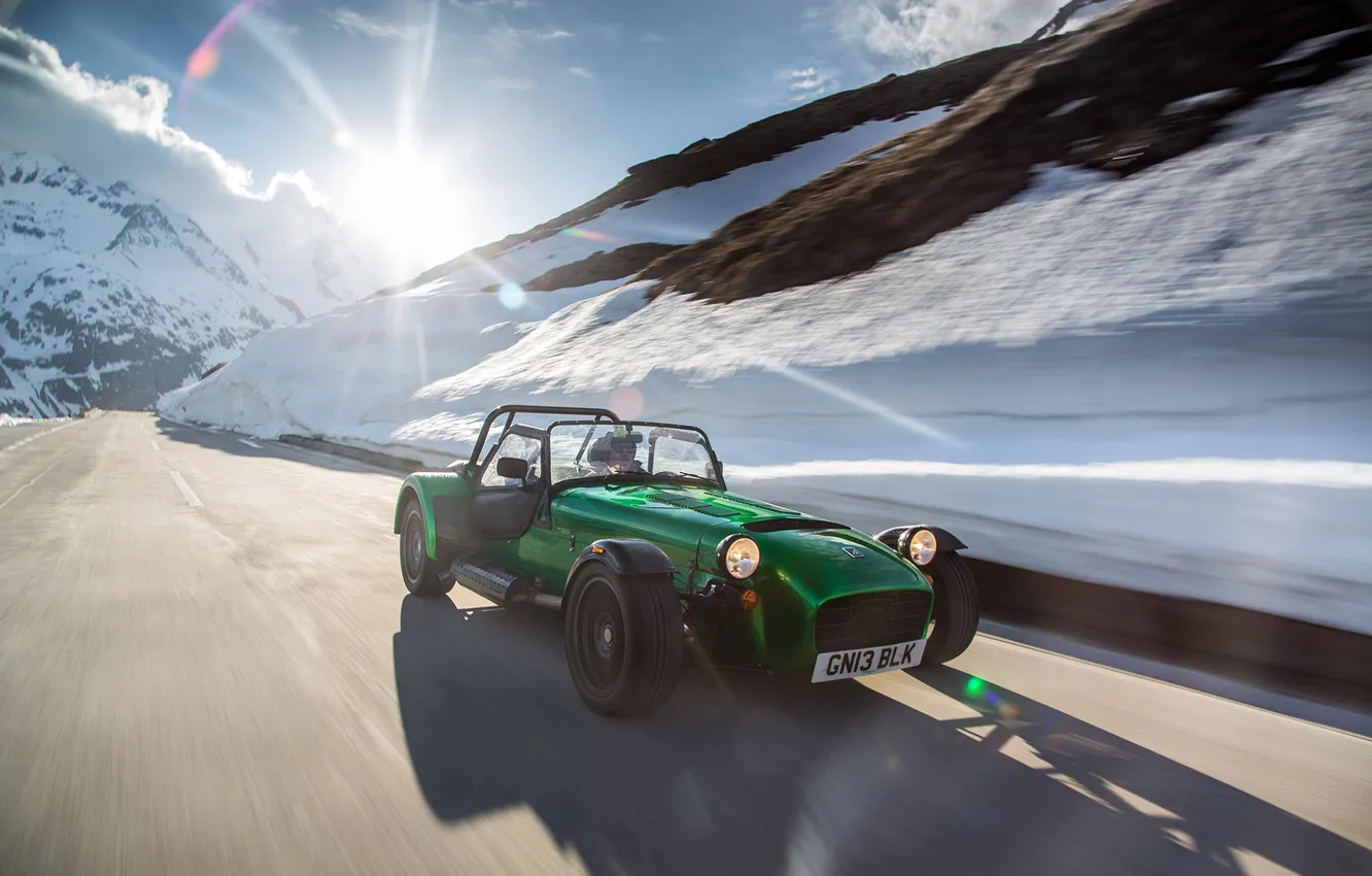 Photo wallpaper mountains, Alps, Caterham