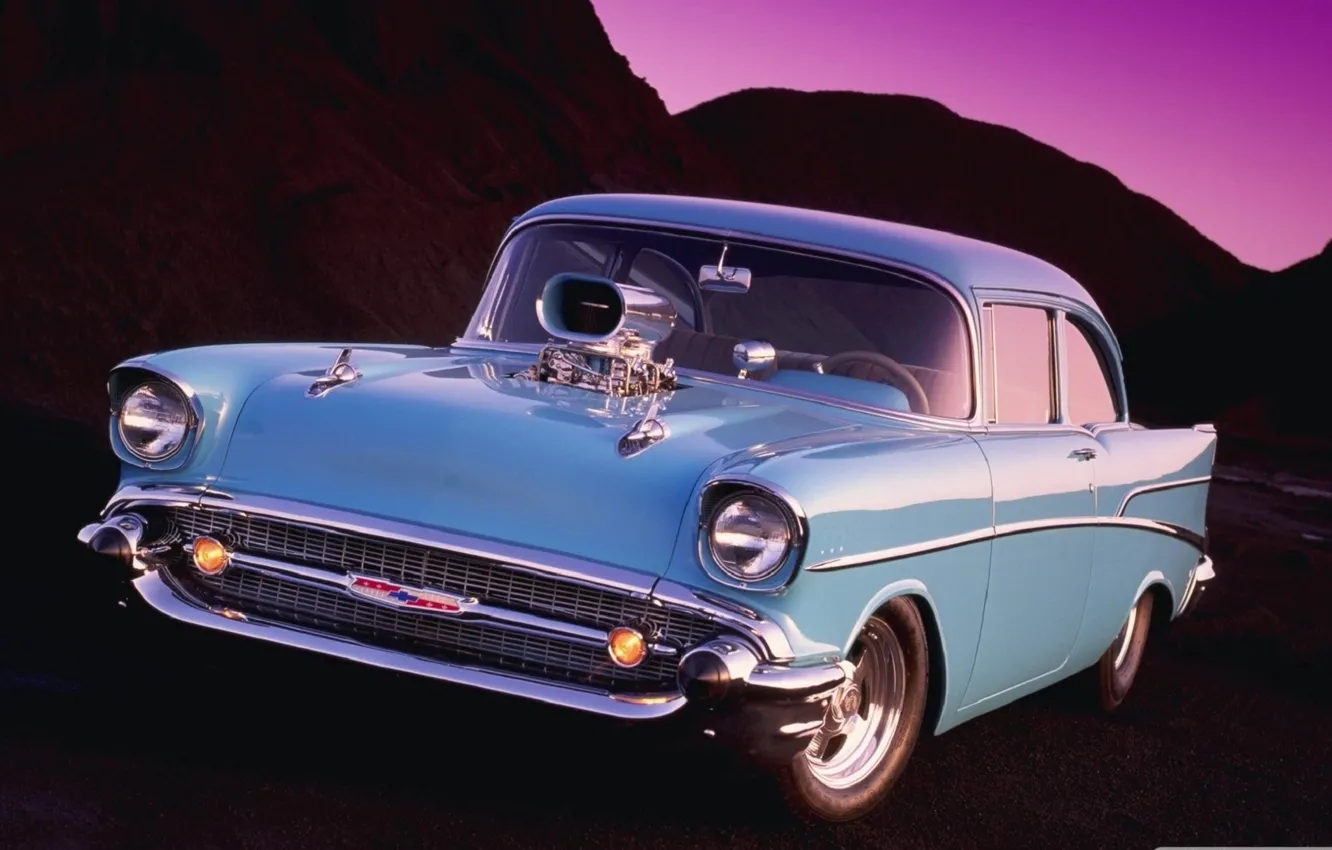 Photo wallpaper Chevrolet, Bel Air, Coupe