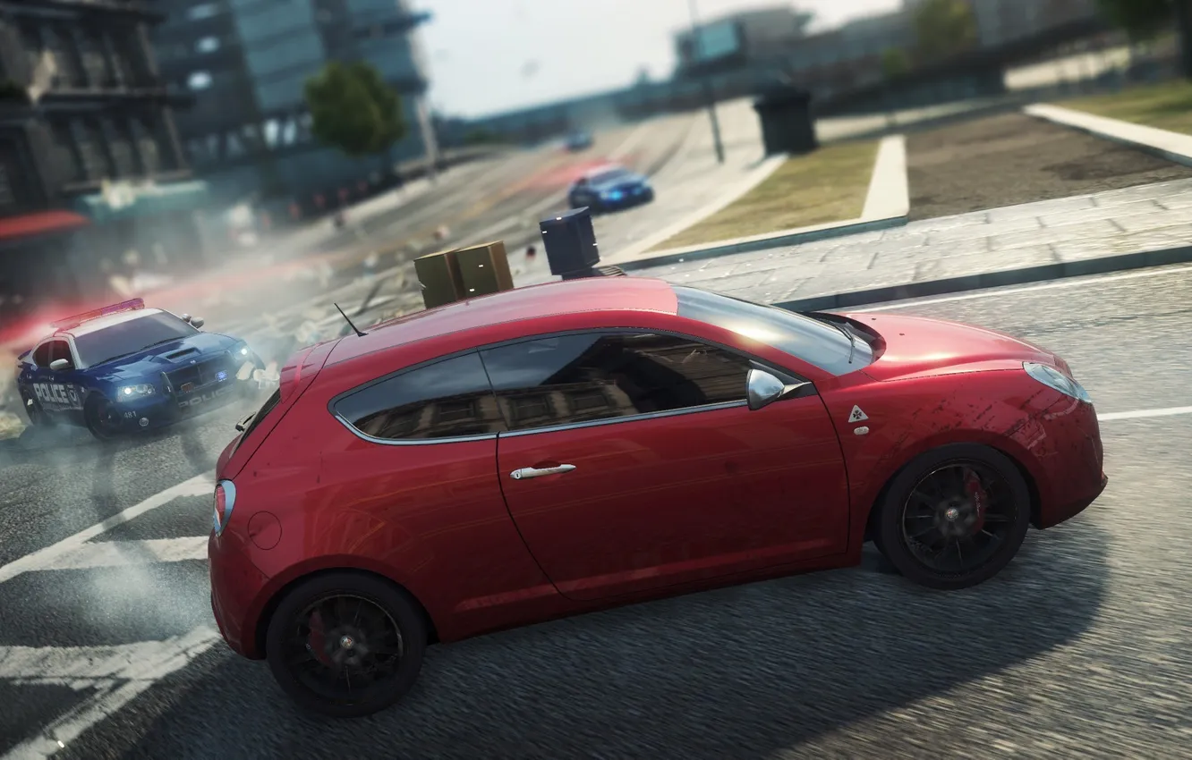 Photo wallpaper 2012, Need for Speed, nfs, most wanted, Alfa Romeo MiTo
