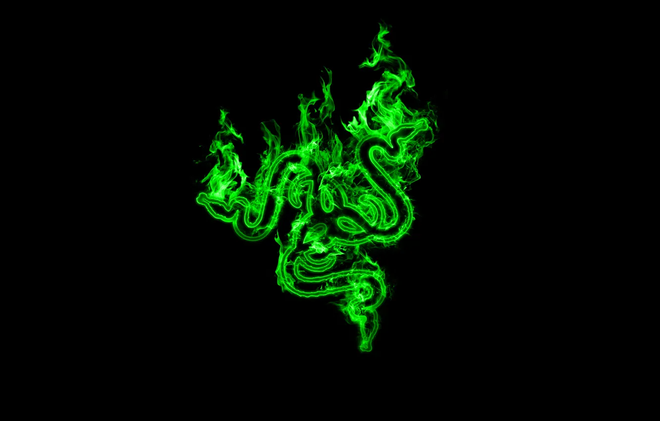 Photo wallpaper minimalism, Razer, hi-tech, Pyro