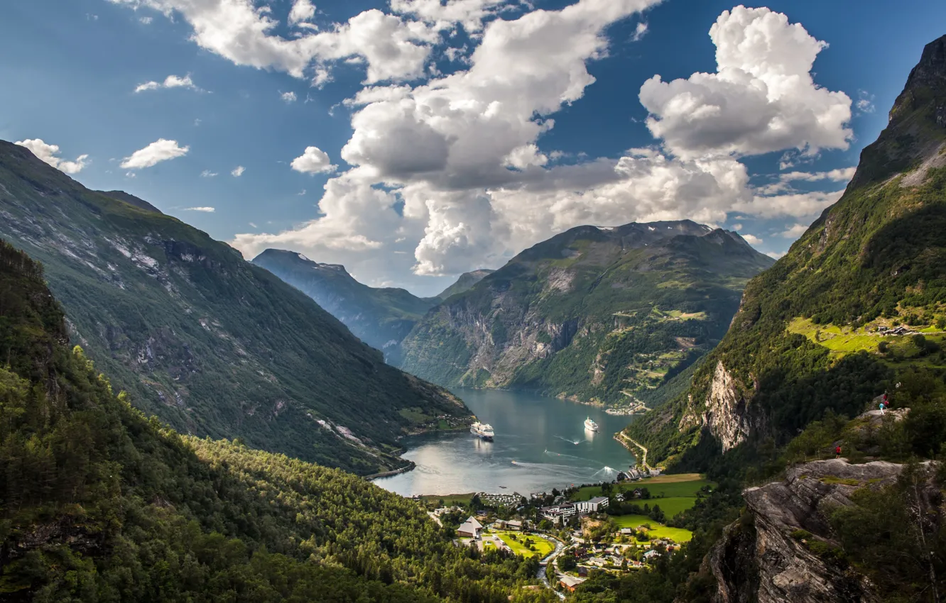 Photo wallpaper wallpaper, nature, lake