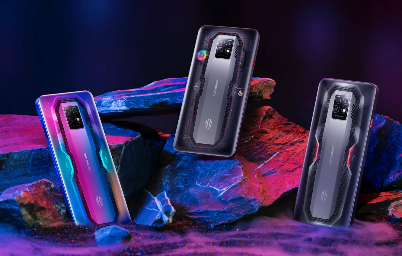 Photo wallpaper Wallpaper, wallpaper, phone, electronics, gadget, smartphone, nubia red magic 7, red magic 7