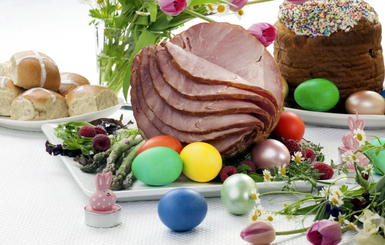 Photo wallpaper eggs, Easter, meat, eggs