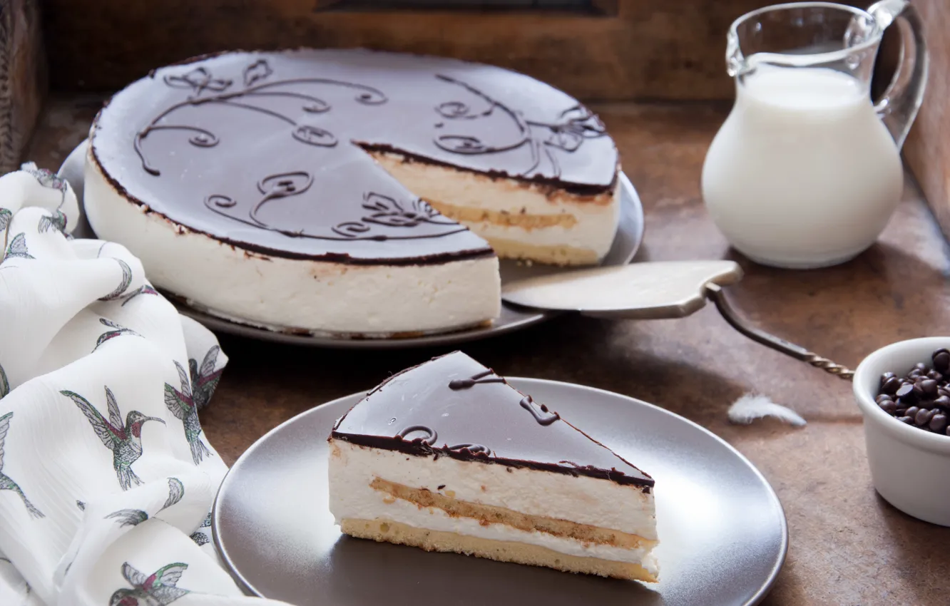 Photo wallpaper cakes, cake, bird's milk