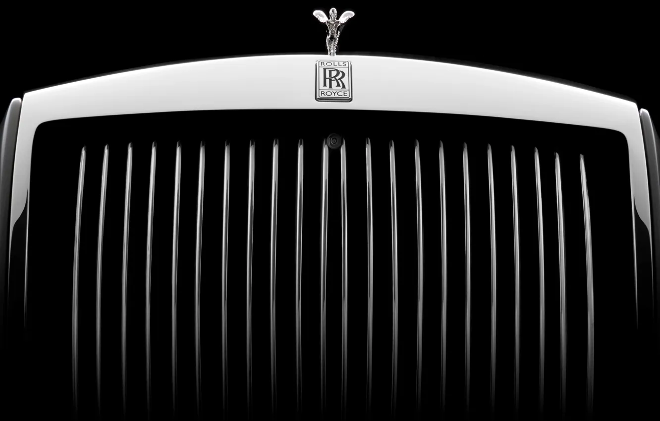 Photo wallpaper logo, Rolls Royce, symbol, Spirit of Ecstasy