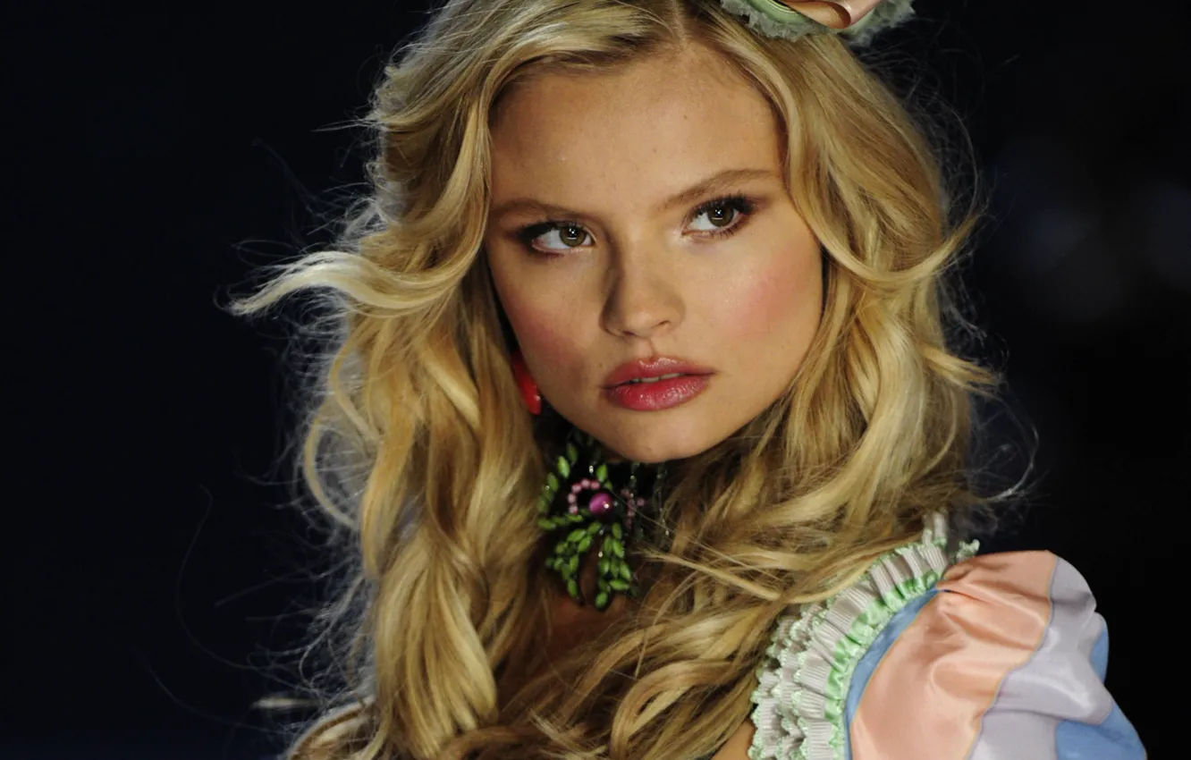 Photo wallpaper model, blonde, show, fashion, Victoria's Secret