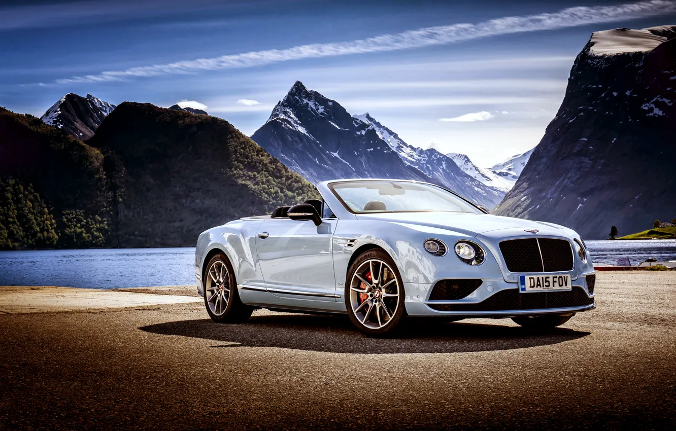 Photo wallpaper Bentley, Continental, convertible, Bentley, Convertible, 2015