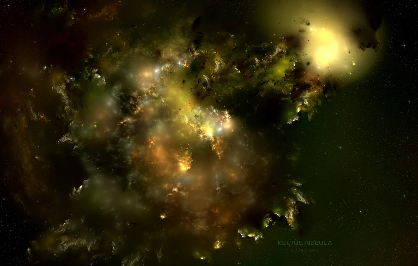 Photo wallpaper stars, glow, constellation, ferries for the nebula