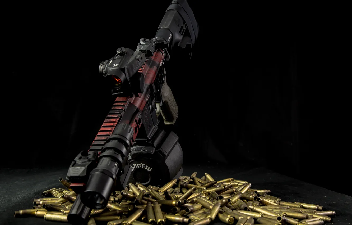 Photo wallpaper background, rifle, sleeve, assault, AR-15