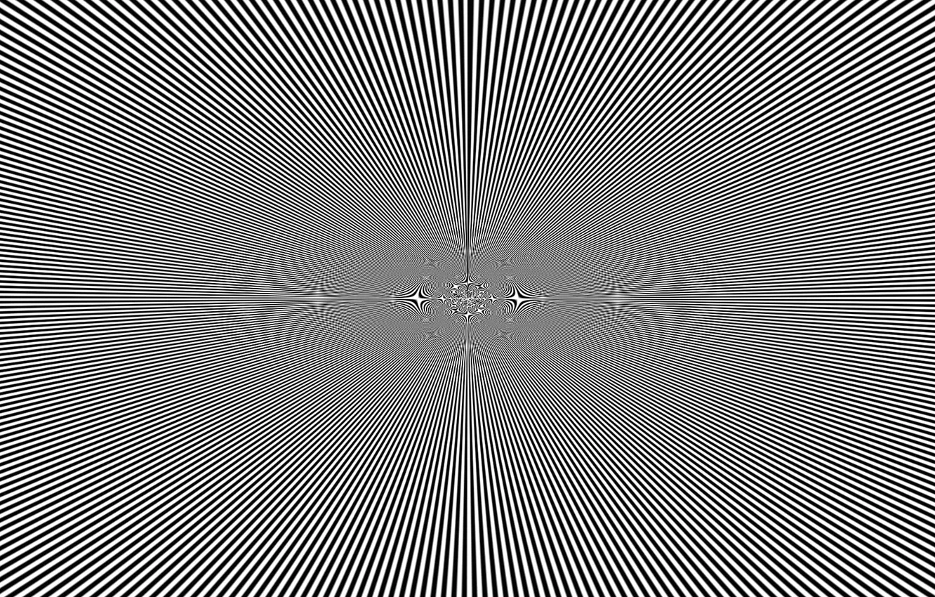 Photo wallpaper line, abstraction, texture, fractal, illusion, hallucination