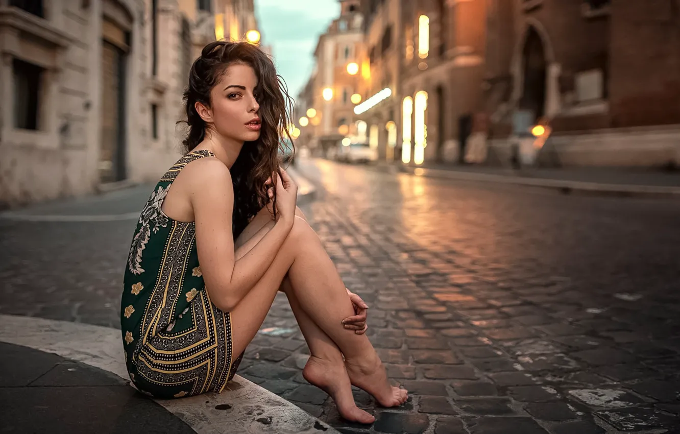 Photo wallpaper Girl, Look, Rome, Legs, The beauty, Micky Kraviz