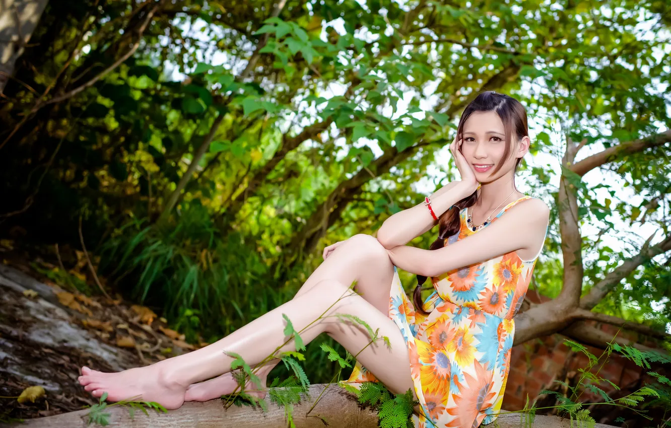 Photo wallpaper summer, look, girl