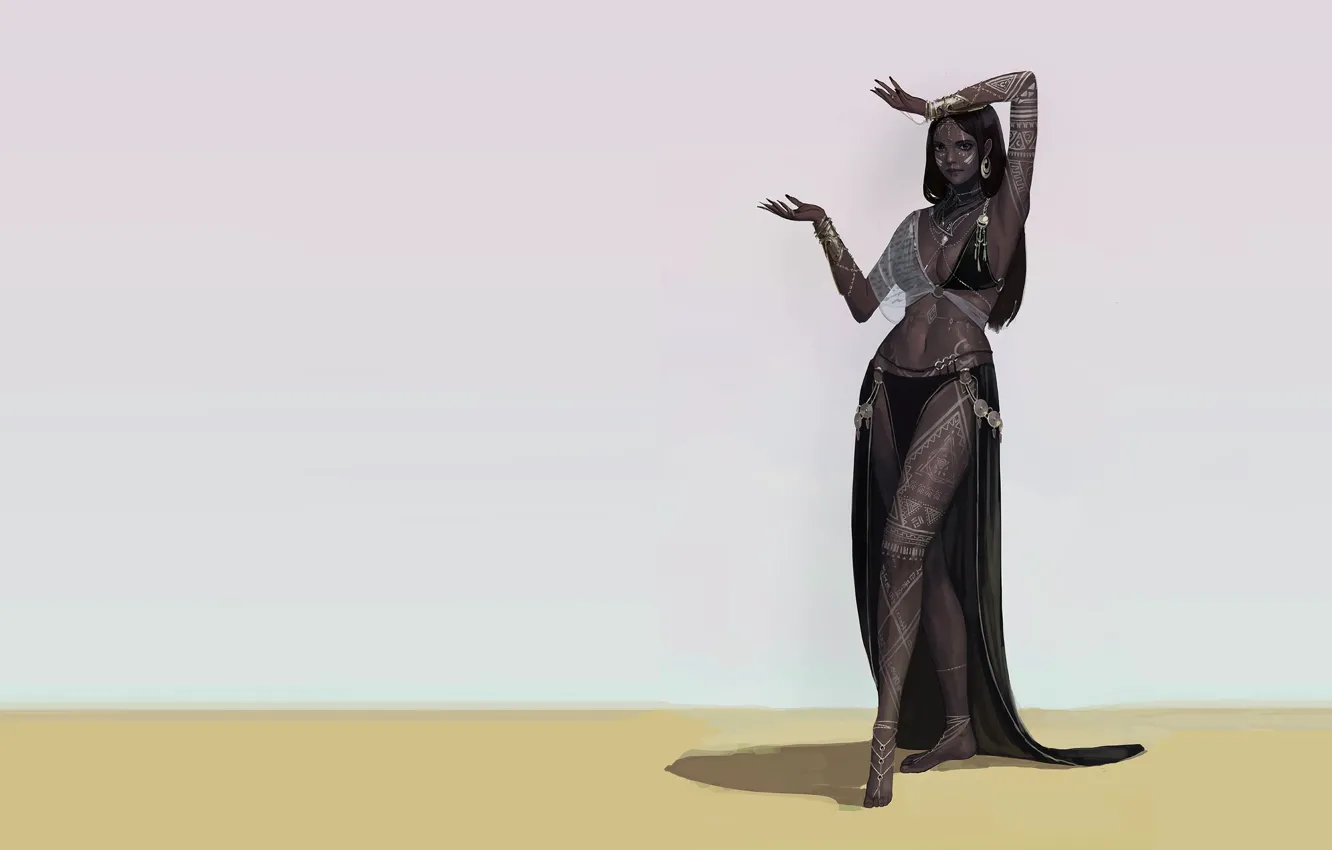 Photo wallpaper art, dancer, fudu my