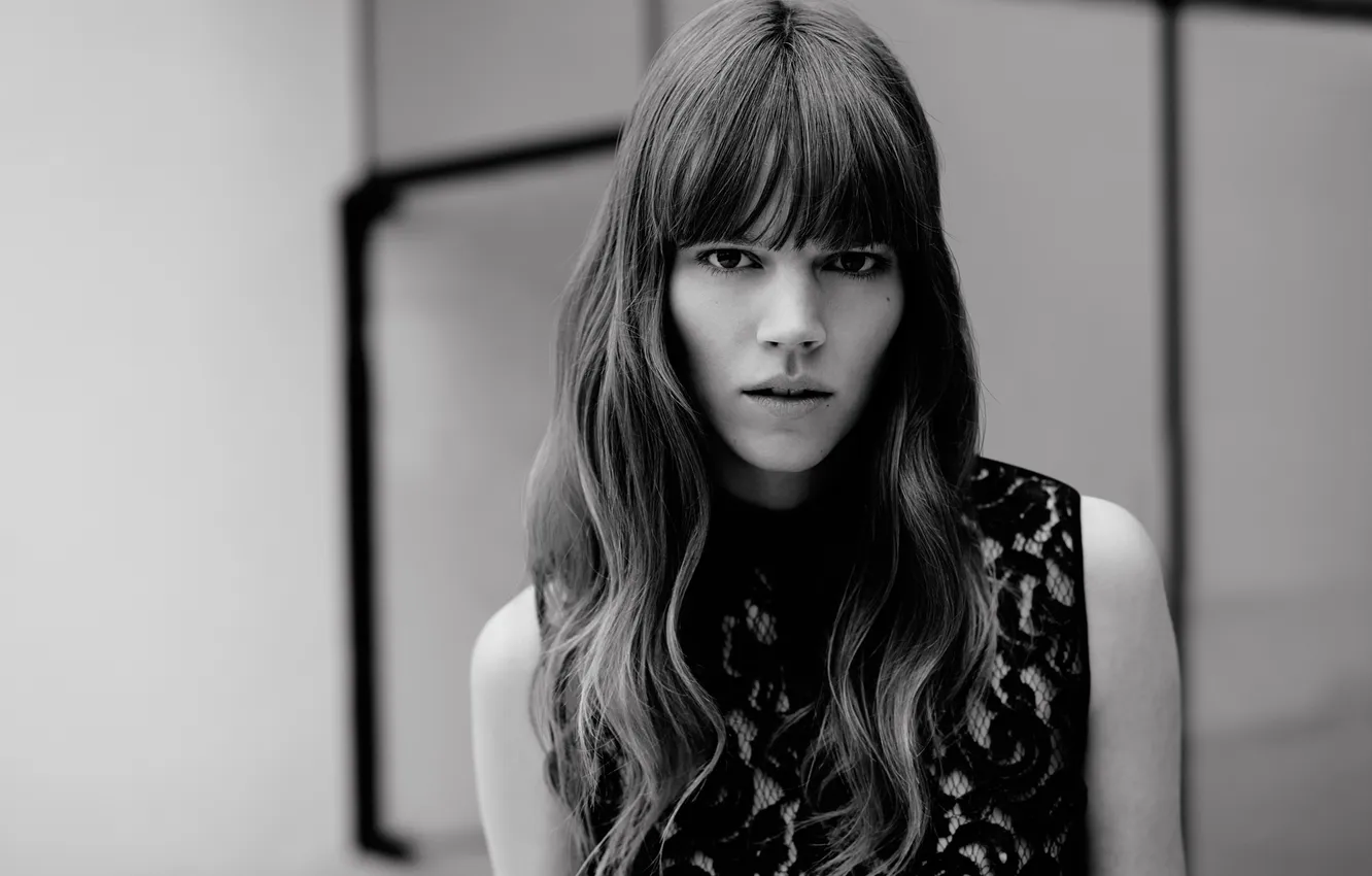 Wallpaper portrait, photoshoot, Freya Beha Erichsen, Hugo Boss, Freja ...