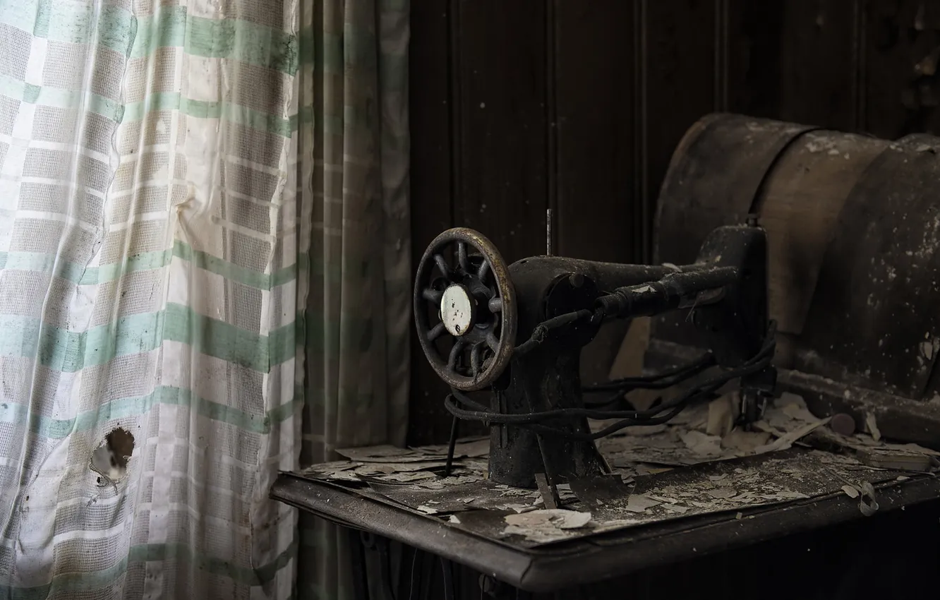 Photo wallpaper background, room, SHVEINAYA machine