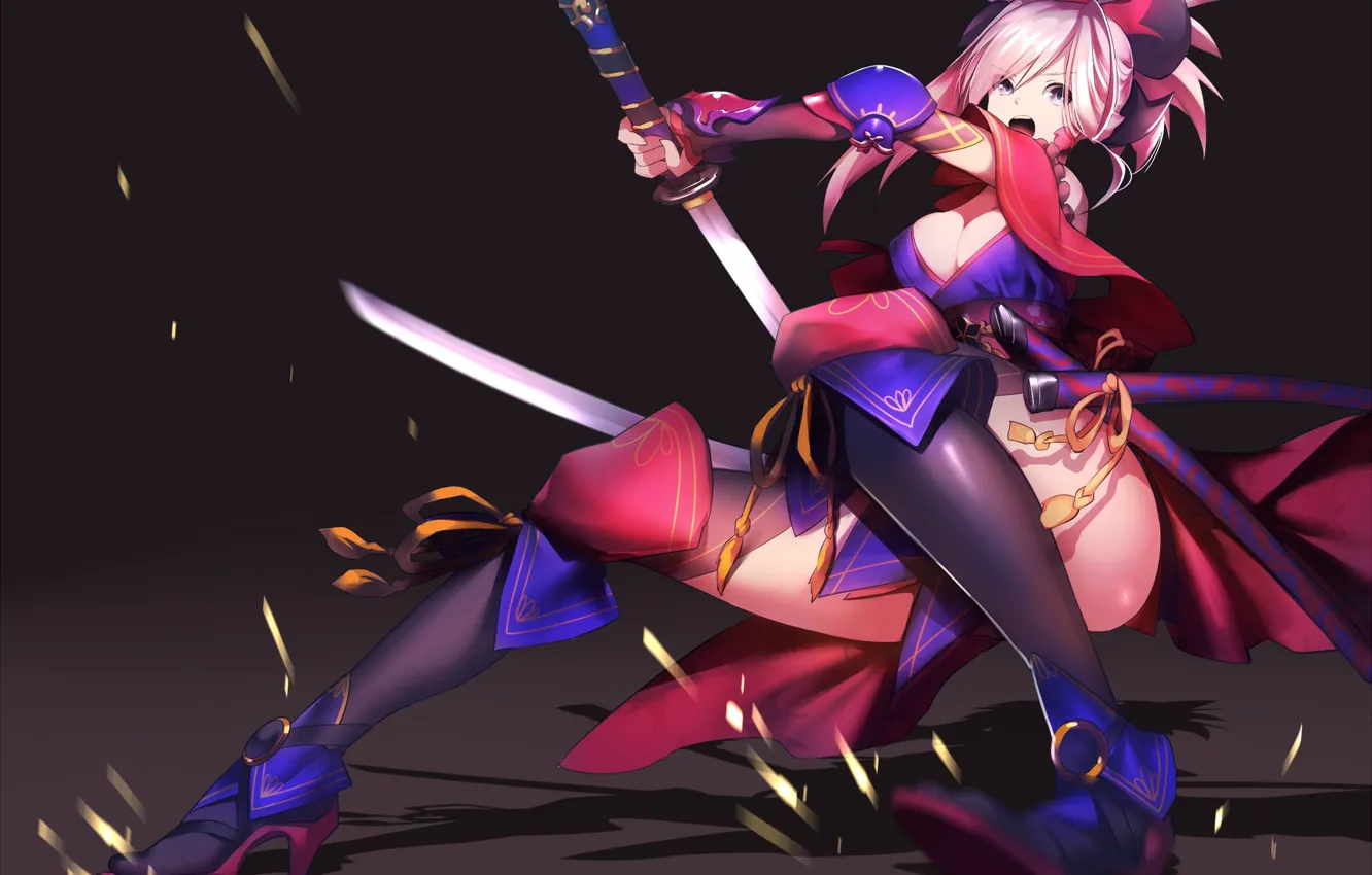 Photo wallpaper Girl, Sword, Weapons, Fate / Grand Order, The destiny of a great campaign