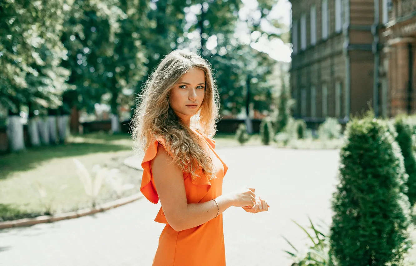 Photo wallpaper summer, face, heat, model, hair, cutie