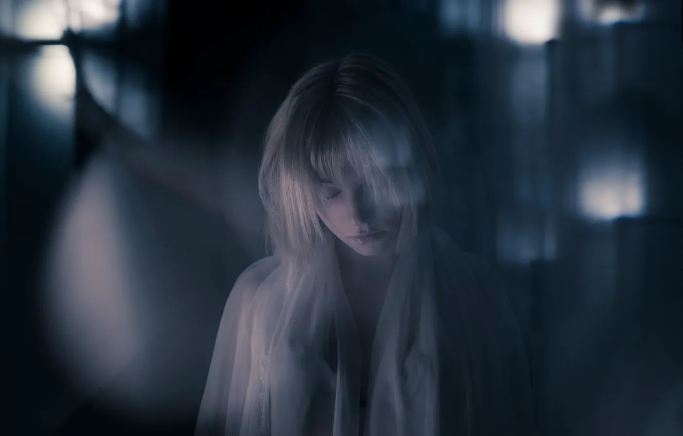 Photo wallpaper glare, portrait, Kare