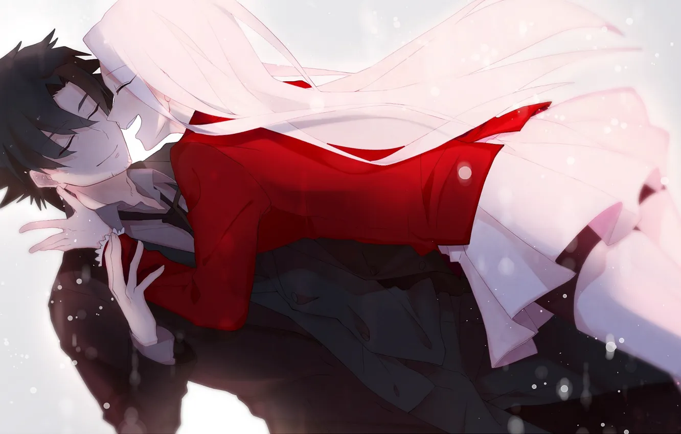 Photo wallpaper romance, woman, anime, art, male, Fate zero, Emiya Kiritsugu, The fate of the beginning