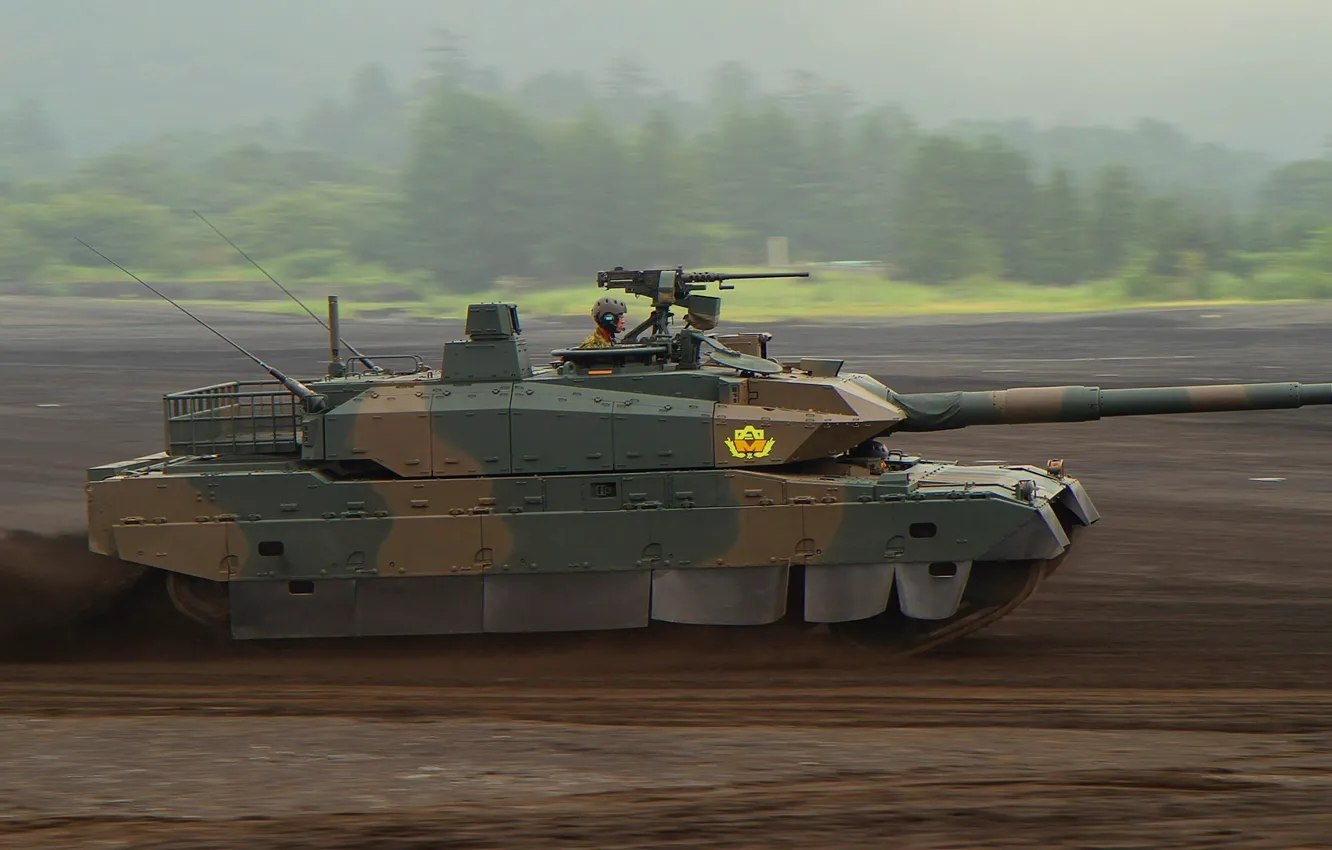 Wallpaper Japan, Tank, Type-10 for mobile and desktop, section оружие