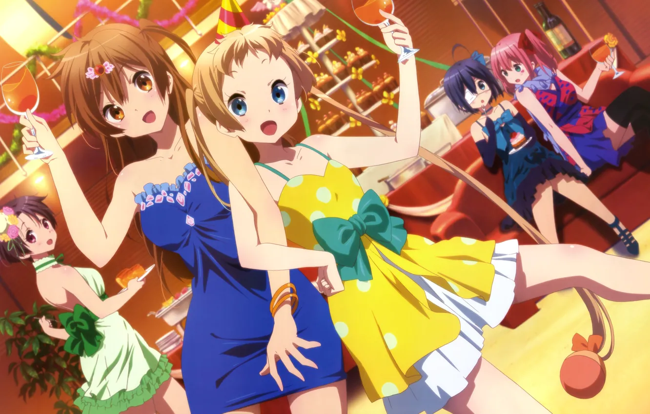 Photo wallpaper girl, anime, Sinka Nibutani, Nibutani and Dekomori, Shinka Nibutani, Sanae Dekomori, Sanae Decomori