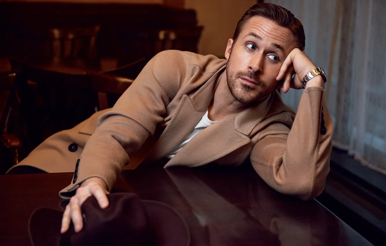 Photo wallpaper Ryan Gosling, Ryan Gosling, at the photo shoot, for "GQ"magazine